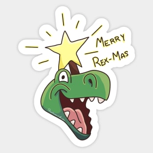 Merry Rex-mas Sticker